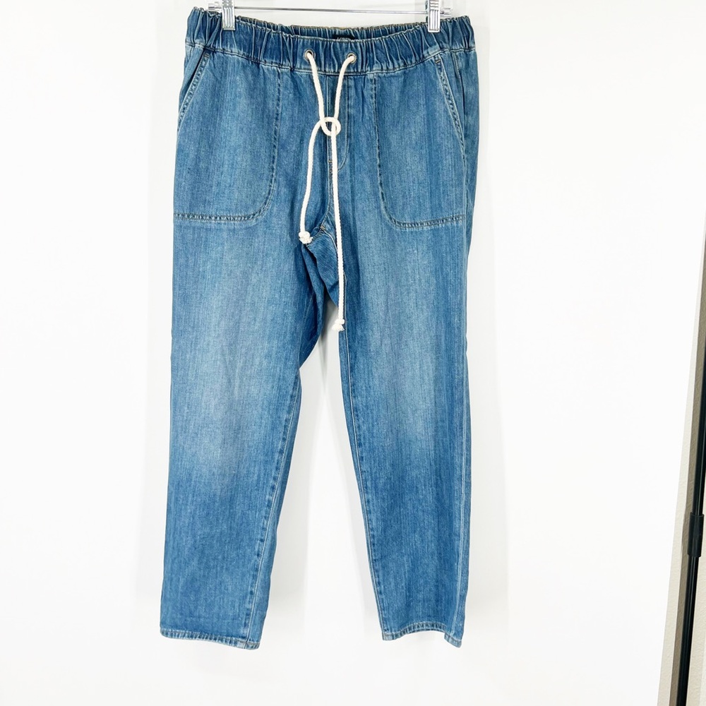 J. Crew Factory Denim Drawstring Pants High Rise